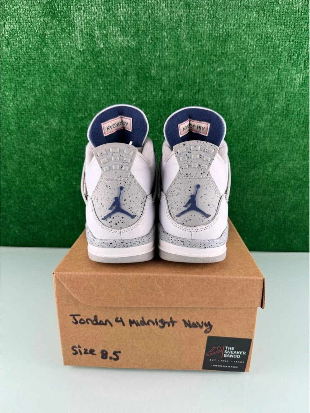 Size 8.5 - Jordan 4 Retro Mid Midnight Navy